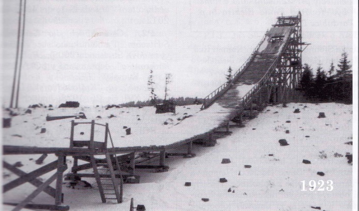 Původní Jarolímkův můstek pod Kozlem postavený  v roce 1923